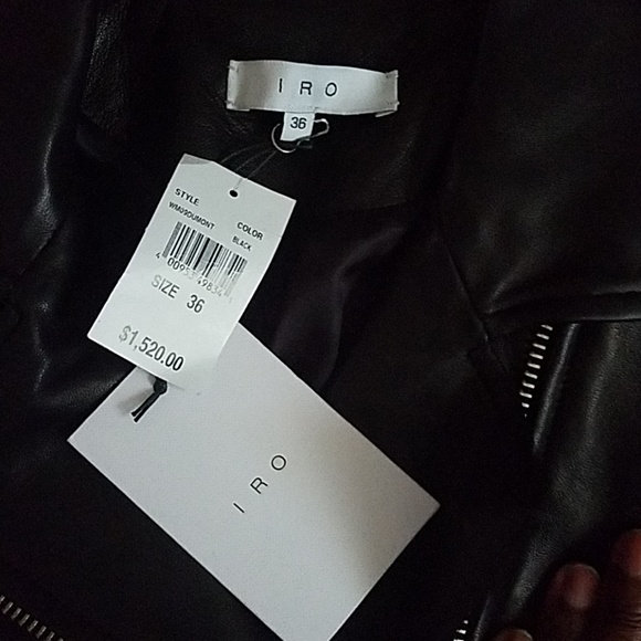 *IRO* 100% real leather jacket - Picture 5 of 5